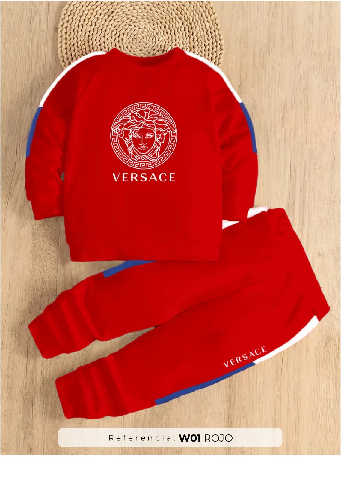 Conjunto Deportivo Buzo Jogger (Versace) NIÑO - NIÑA