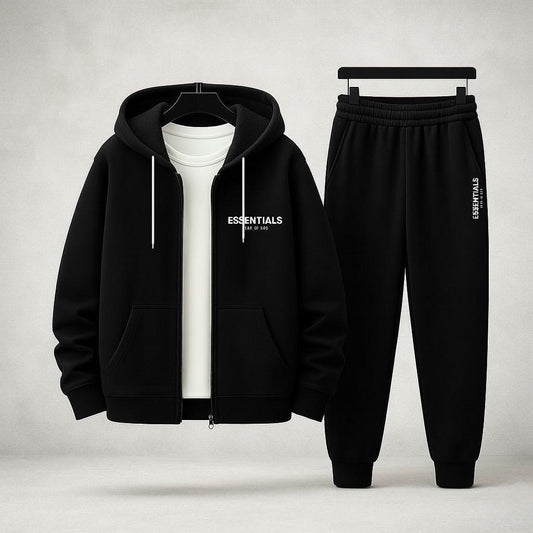 Conjunto Deportivo Chaqueta Con Cierre Essentials Adultos Unisex