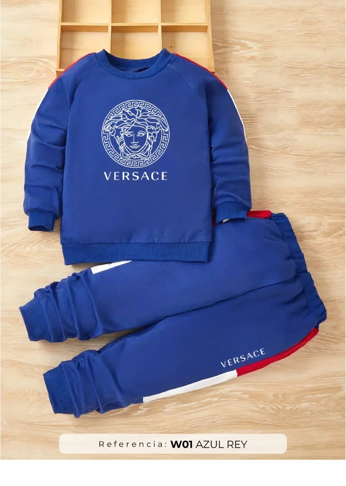 Conjunto Deportivo Buzo Jogger (Versace) NIÑO - NIÑA