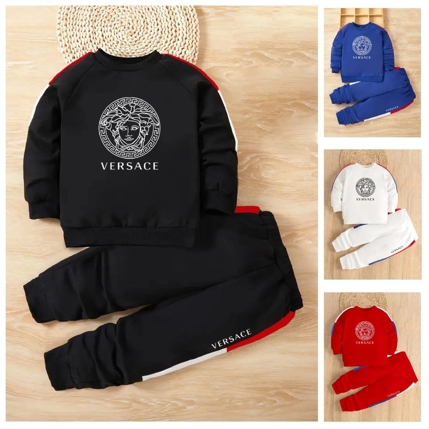 Conjunto Deportivo Buzo Jogger (Versace) NIÑO - NIÑA