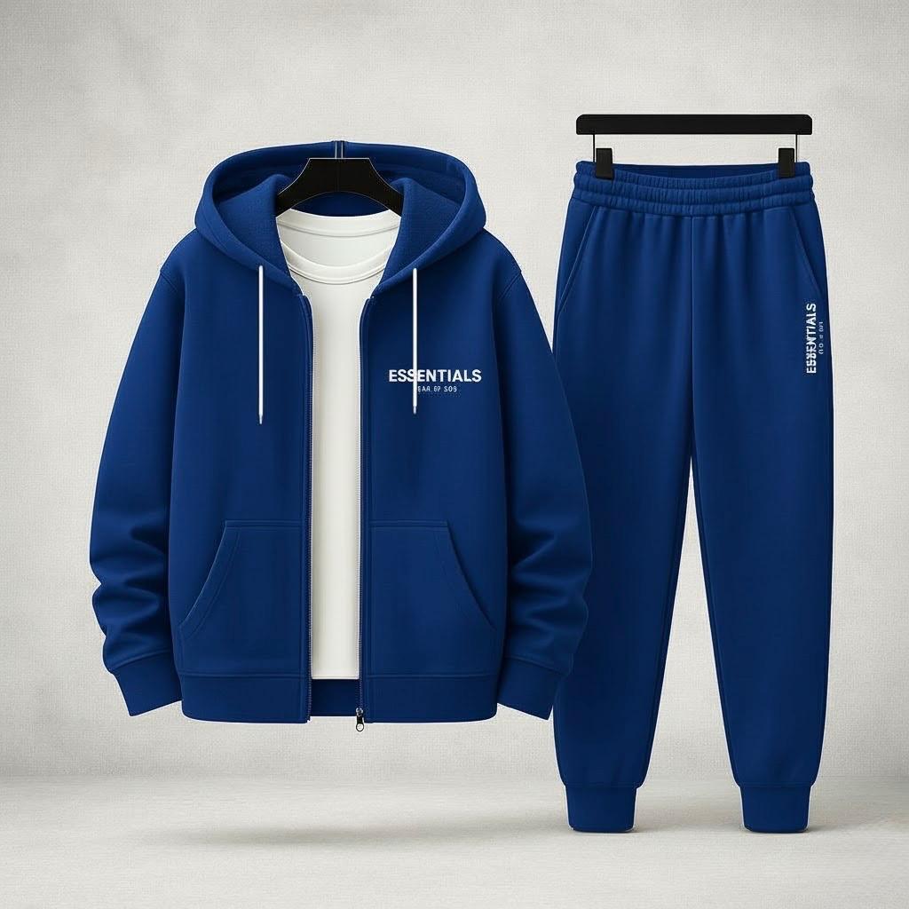 Conjunto Deportivo Chaqueta Con Cierre Essentials Adultos Unisex